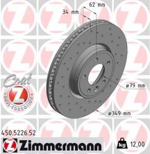 Zimmermann 450.5226.52 - Brzdový kotúč -