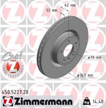 Zimmermann 450.5227.20 - Brzdový kotúč -