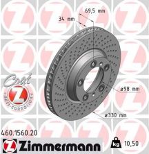 Zimmermann 460.1560.20 - Brzdový kotúč -