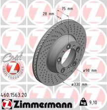 Zimmermann 460.1563.20 - Brzdový kotúč -