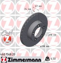 Zimmermann 460.1568.20 - Brzdový kotúč -