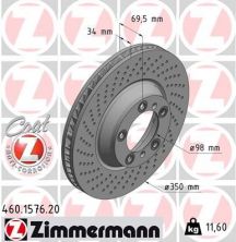 Zimmermann 460.1577.20 - Brzdový kotúč -