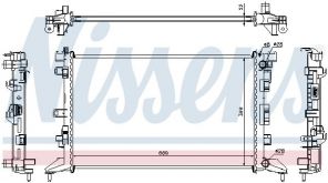 Nissens 637602 - Chladič vody -