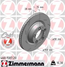 Zimmermann 460.1587.20 - Brzdový kotúč -