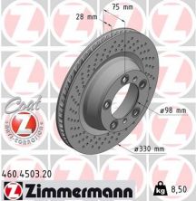 Zimmermann 460.4503.20 - Brzdový kotúč -