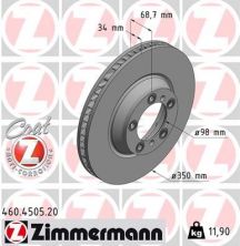 Zimmermann 460.4505.20 - Brzdový kotúč -