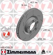 Zimmermann 460.4506.20 - Brzdový kotúč -