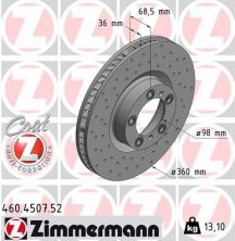 Zimmermann 460.4507.52 - Brzdový kotúč -