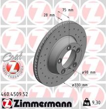 Zimmermann 460.4509.52 - Brzdový kotúč -
