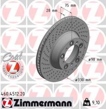 Zimmermann 460.4512.20 - Brzdový kotúč -