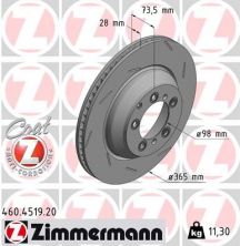 Zimmermann 460.4519.20 - Brzdový kotúč -