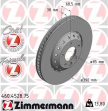 Zimmermann 460.4528.75 - Brzdový kotúč -
