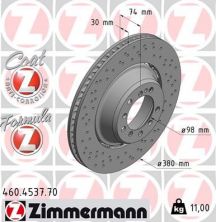 Zimmermann 460.4537.70 - Brzdový kotúč -