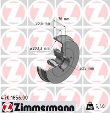 Zimmermann 470.1856.00 - Brzdový bubon -