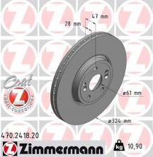 Zimmermann 470.2418.20 - Brzdový kotúč -