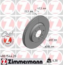 Zimmermann 480.1544.20 - Brzdový kotúč -