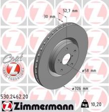 Zimmermann 530.2462.20 - Brzdový kotúč -