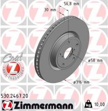 Zimmermann 530.2467.20 - Brzdový kotúč -