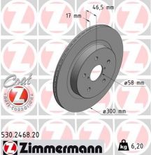 Zimmermann 530.2468.20 - Brzdový kotúč -