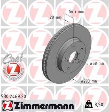 Zimmermann 530.2469.20 - Brzdový kotúč -