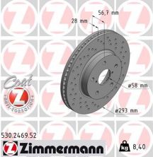 Zimmermann 530.2469.52 - Brzdový kotúč -