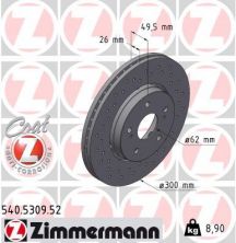 Zimmermann 540.5309.52 - Brzdový kotúč -
