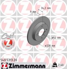 Zimmermann 540.5313.20 - Brzdový kotúč -