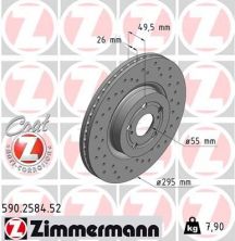 Zimmermann 590.2584.52 - Brzdový kotúč -