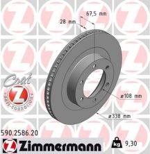 Zimmermann 590.2586.20 - Brzdový kotúč -