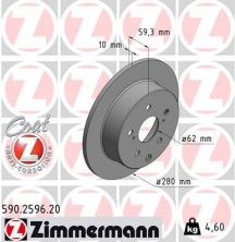Zimmermann 590.2596.20 - Brzdový kotúč -