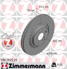 Zimmermann 590.2825.20 - Brzdový kotúč -
