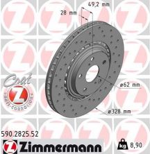 Zimmermann 590.2825.52 - Brzdový kotúč -