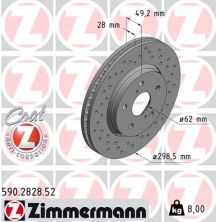 Zimmermann 590.2828.52 - Brzdový kotúč -