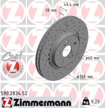Zimmermann 590.2834.52 - Brzdový kotúč -