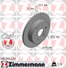 Zimmermann 590.2845.20 - Brzdový kotúč -