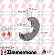 Zimmermann 600.1964.20 - Brzdový bubon -