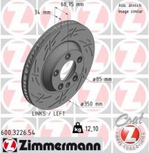 Zimmermann 600.3226.54 - Brzdový kotúč -