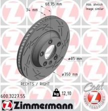 Zimmermann 600.3227.55 - Brzdový kotúč -
