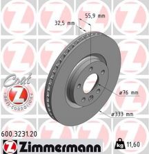 Zimmermann 600.3231.20 - Brzdový kotúč -