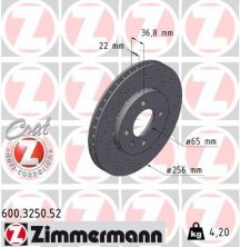 Zimmermann 600.3250.52 - Brzdový kotúč -