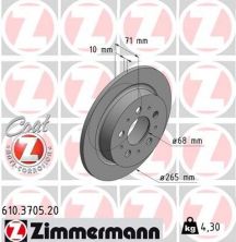 Zimmermann 610.3705.20 - Brzdový kotúč -