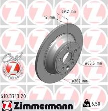 Zimmermann 610.3713.20 - Brzdový kotúč -