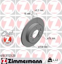 Zimmermann 610.3723.20 - Brzdový kotúč -