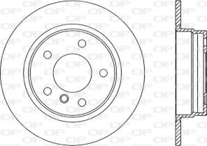 Open Parts BDR1094.10 - Brzdový kotúč -