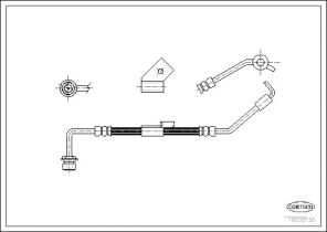 Corteco 19032130 - Brzdová hadica