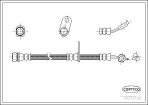 Corteco 19032190 - Brzdová hadica