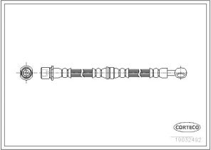 Corteco 19032492 - Brzdová hadica