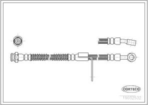 Corteco 19032532 - Brzdová hadica