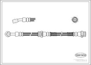 Corteco 19033003 - Brzdová hadica
