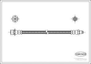 Corteco 19033100 - Brzdová hadica